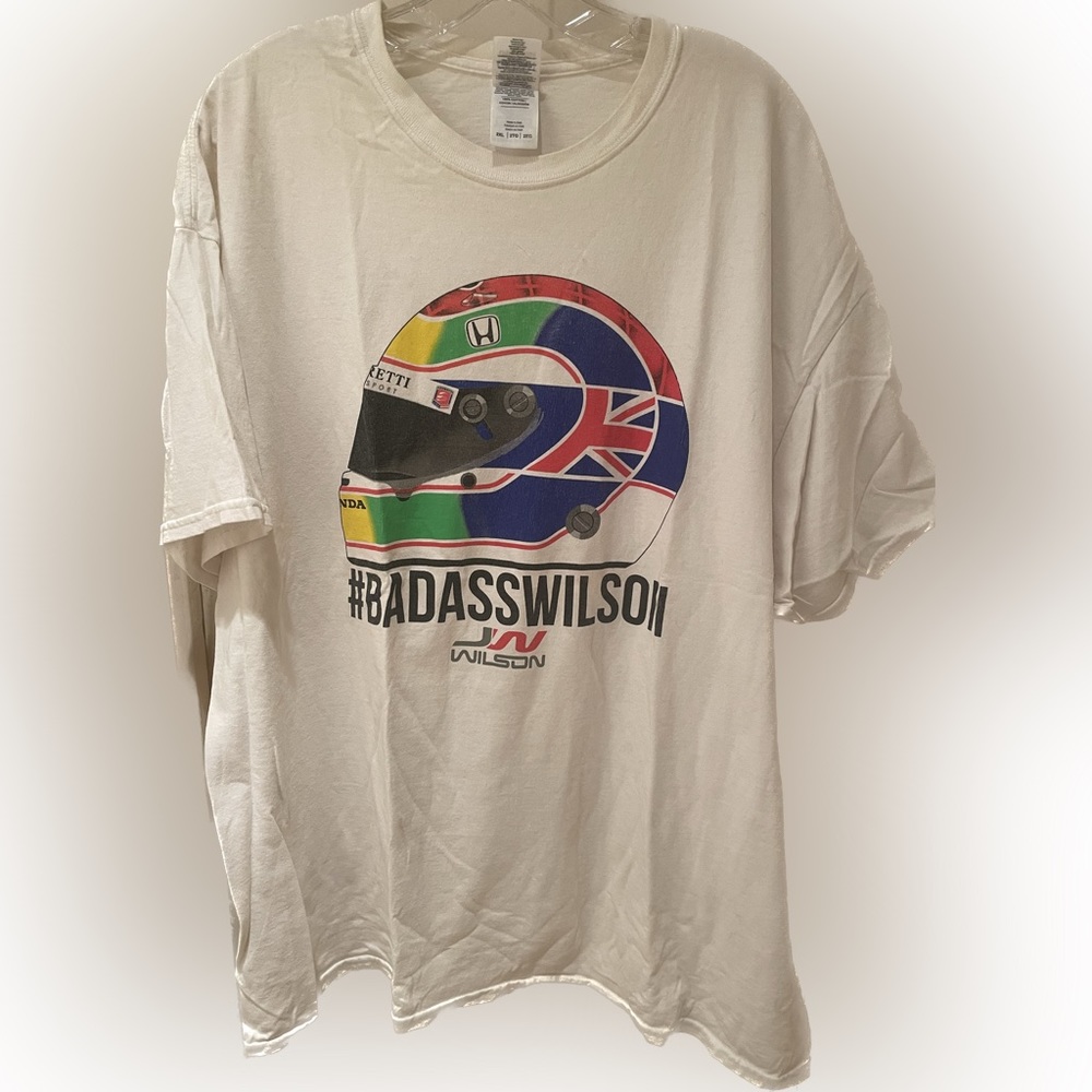 British race car driver Justin Wilson #badasswilson tshirt